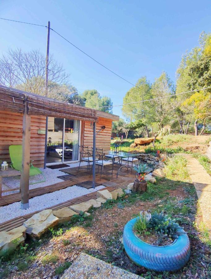 Arche De Noe Atypique, Boheme , Nature, Piscine Chauffee De Paques A Toussaint , Spa , Sauna , Loisirs Le Beausset Eksteriør billede