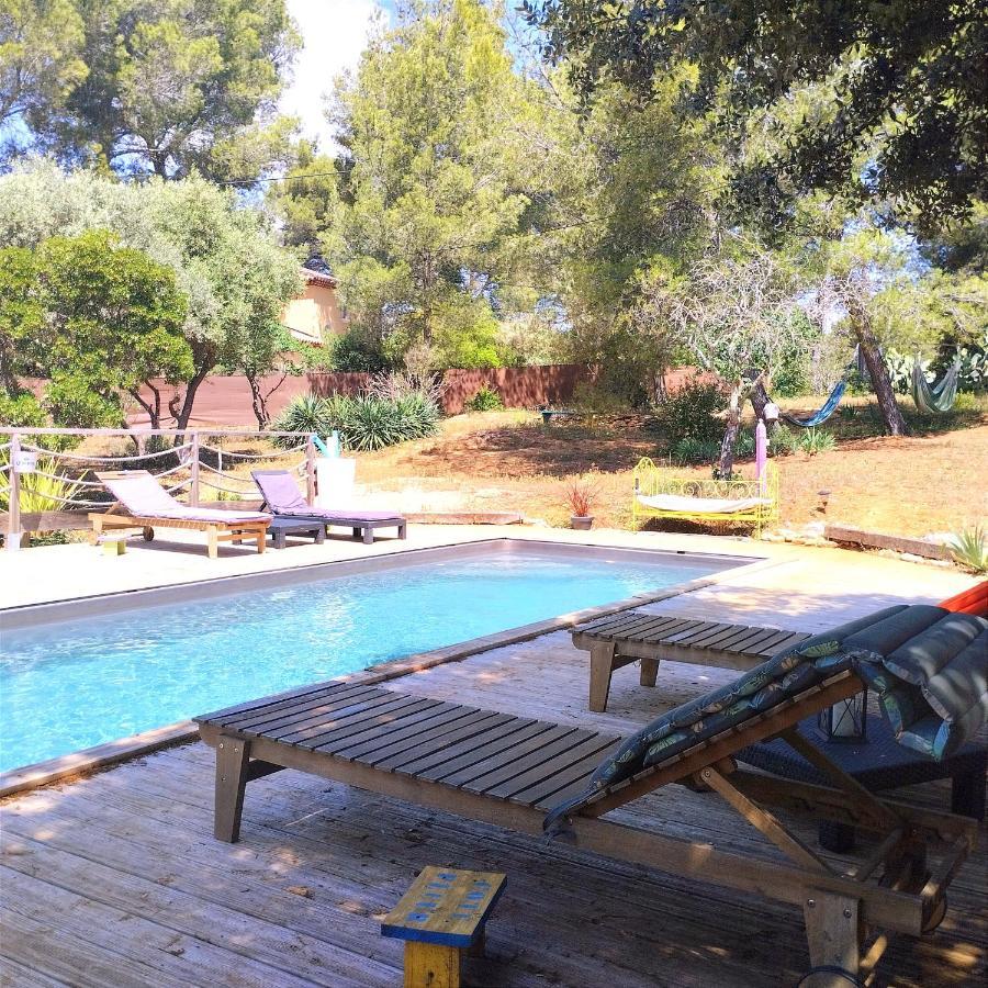 Arche De Noe Atypique, Boheme , Nature, Piscine Chauffee De Paques A Toussaint , Spa , Sauna , Loisirs Le Beausset Eksteriør billede